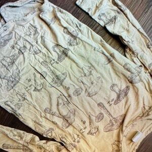 Kate Quinn Cream and Gray Kids Blouse